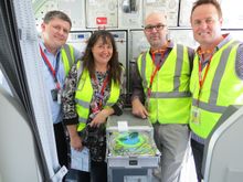 Mark Naylor GG, Alison Clark VA, Ben Rogers EcoSlice and Damien Latcham EcoSlice