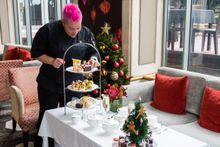 Festive High Tea by Anna Polyviou at Shangri-La Hotel, Sydney