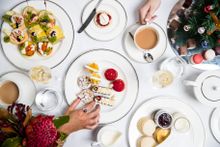 Festive High Tea by Anna Polyviou at Shangri-La Hotel, Sydney