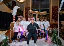 Giant Gingerbread House by Anna Polyviou, Shangri-La Hotel, Sydney