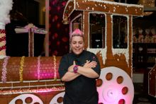 Giant Gingerbread House by Anna Polyviou, Shangri-La Hotel, Sydney