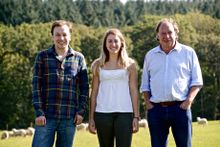 Hamish, Anna and Mark Bury