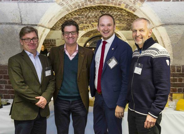 (L to R) Bernt Bucher-Johannessen, executive manager of HANEN, John Farrand, managing director of the Guild of Fine Food, Jon Georg Dale, Norway’s Minister of Agriculture and Food, and Gunnar Waagen, chairman of Tingvollost. (L to R) Bernt Bucher-Johannessen, executive manager of HANEN, John Farrand, managing director of the Guild of Fine Food, Jon Georg Dale, Norway’s Minister of Agriculture and Food, and Gunnar Waagen, chairman of Tingvollost.