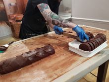 authentic slab fudge making: Oxford Fudge Kitchen
