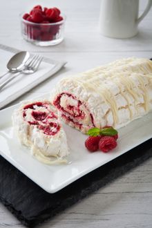 Field Fare's Raspberry Roulade