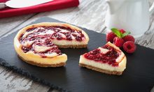 Field Fare's White Chocolate & Raspberry Cheesecake