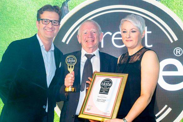 (L to R) John Farrand, Guild of Fine Food, Michael Mackle of Natural Umber and Grainne Moody from Invest Northern Ireland. (L to R) John Farrand, Guild of Fine Food, Michael Mackle of Natural Umber and Grainne Moody from Invest Northern Ireland.