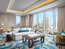 The luxuriously spacious Metropolitan Suite at The St. Regis Macao