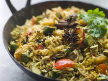 vegetable biryani: field fare