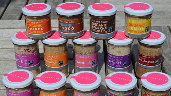 Steenbergs range of organic Fairtrade sugars Steenbergs range of organic Fairtrade sugars