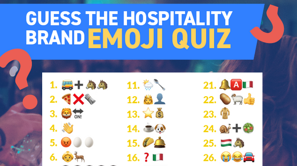 Can you work out the 30 hospitality brands and businesses? Can you work out the 30 hospitality brands and businesses?