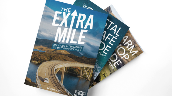 Cover image of the foodie travel guide, The Extra Mile: Delicious Alternatives to Motorway Services Cover image of the foodie travel guide, The Extra Mile: Delicious Alternatives to Motorway Services